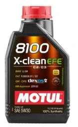 Моторное масло Motul 8100 X-Clean EFE 5W-30 синтетическое 1 л