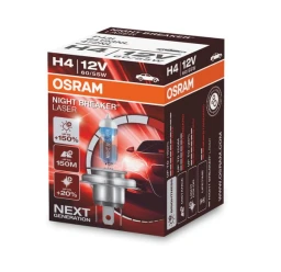 Лампа галогенная Osram Night Breaker Laser H4 12V 60/55W, 1 шт.