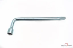 Ключ балонный Г-образный (19) "Сервис Ключ" (L-375 мм, кованый)