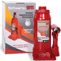 Домкрат бутылочный 6 т. Azard Schwartz-911 200-405 мм