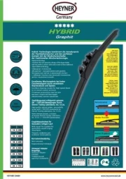 Щётка стеклоочистителя гибридная Heyner Hybrid 400 мм, 026 000