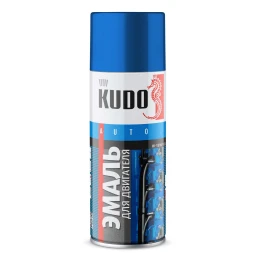 Краска для двигателя "KUDO" синяя (520 мл) (аэрозоль)