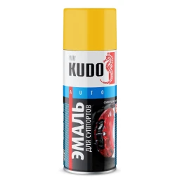 Краска для суппортов "KUDO" желтая (520 мл) (аэрозоль)