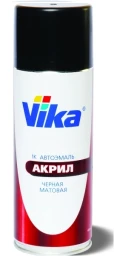 Краска акриловая черная матовая Vika AK-142 аэрозоль 400 мл