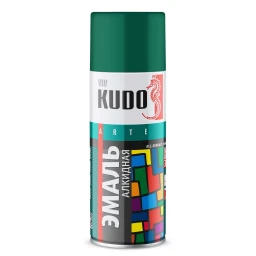 Краска "KUDO" темно-зеленая (520 мл) (аэрозоль)