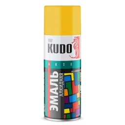 Краска "KUDO" желтая (520 мл) (аэрозоль)
