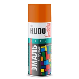 Краска "KUDO" оранжевая (520 мл) (аэрозоль)