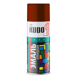 Краска "KUDO" красно-коричневая (520 мл) (аэрозоль)