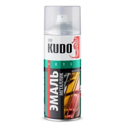 Краска металлик "KUDO" алюминий (520 мл) (аэрозоль)