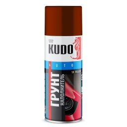 Грунт наполнитель акриловый 1К "KUDO" (520 мл) (красно-коричневый) (аэрозоль)
