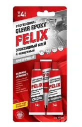 Клей эпоксидный "FELIX" (34 г) (прозрачный)