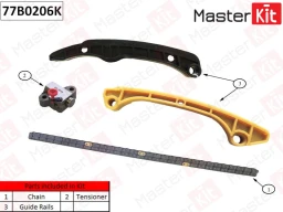 Комплект цепи ГРМ MasterKit 77B0206K