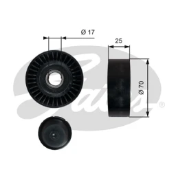 Ролик обводной GATES T36249