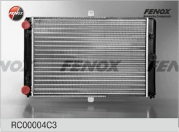 Радиатор системы охлаждения 2108 (алюм.) универсальный "FENOX" 