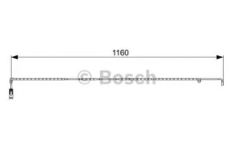 Датчик износа дисковых тормозных колодок BOSCH 1987473055