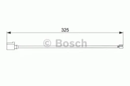 Датчик износа дисковых тормозных колодок BOSCH 1987474567