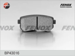 Колодки дисковые задние Fenox BP43016