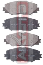 Колодки тормозные дисковые передние Akyoto AKD-01101